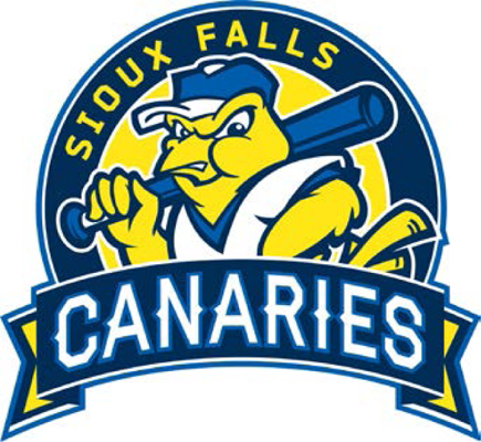Sioux Falls Canaries 2014-Pres Primary Logo iron on heat transfer